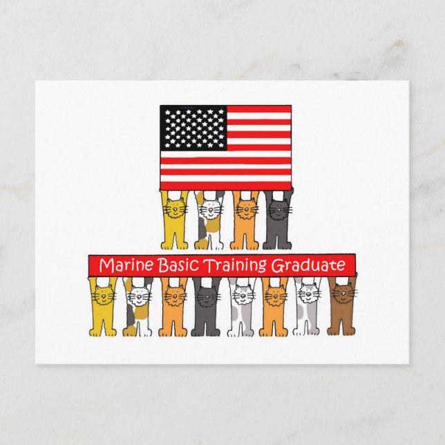 Carte Postale Faire-part Diplômé en formation de base en mer. (Devant)