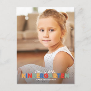 Carte Postale Faire-part d'obtention du diplôme de maternelle so