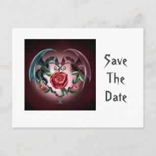 Carte Postale Faire-part Dragon Love Save the Date