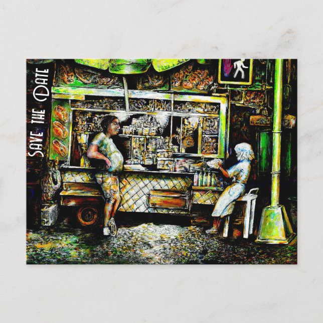 Carte Postale Faire-part Éblouissant (Devant)