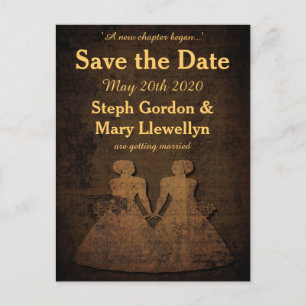 Carte Postale Faire-part Économies légendaires d'amour le mariage gai de