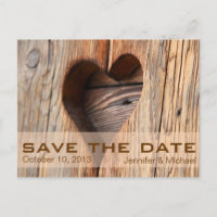 Économies rustiques de cru de coeur la date