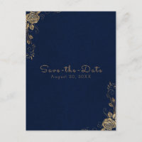 Élégance Rustique Vintage Coins Roses Enregistrer