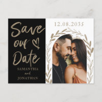 Elegant Arch Photo Enregistrer notre Mariage Date