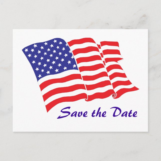Carte Postale Faire-part Enregistrer la date (Devant)