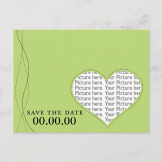 Carte Postale Faire-part Enregistrer la date
