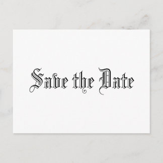 Carte Postale Faire-part Enregistrer la date