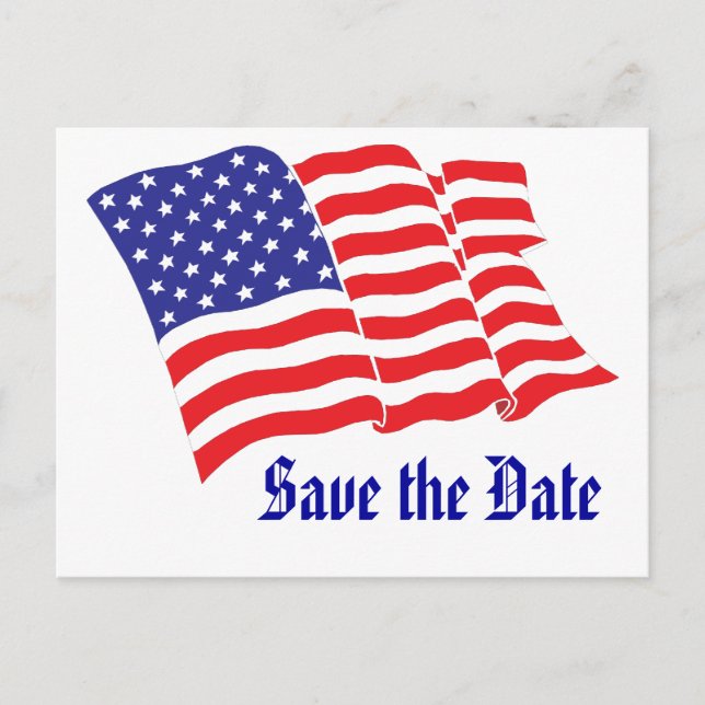 Carte Postale Faire-part Enregistrer la date (Devant)