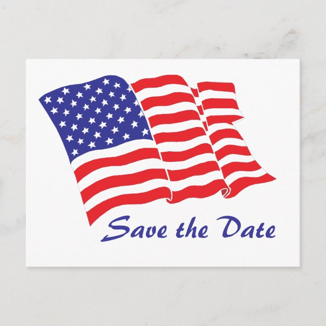 Carte Postale Faire-part Enregistrer la date (Devant)