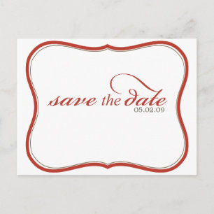 Carte Postale Faire-part Enregistrer la date