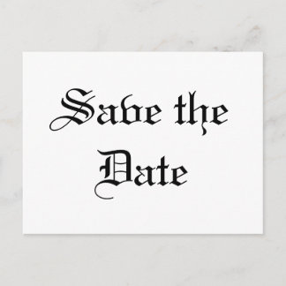Carte Postale Faire-part Enregistrer la date
