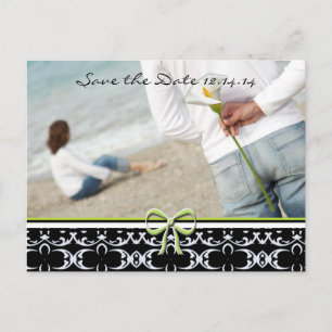 Carte Postale Faire-part Enregistrer la date avec vos photos