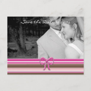 Carte Postale Faire-part Enregistrer la date avec vos photos
