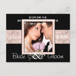 Carte Postale Faire-part Enregistrer la date avec votre photo