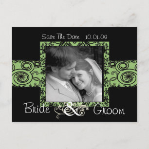 Carte Postale Faire-part Enregistrer la date avec votre photo