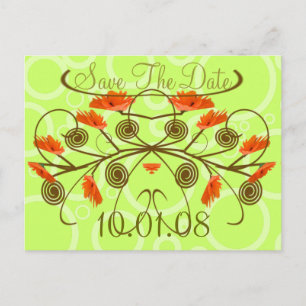 Carte Postale Faire-part Enregistrer la date - Customisé - Customisé