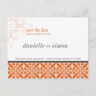Carte Postale Faire-part ENREGISTRER LA DATE :: frais 1