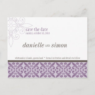 Carte Postale Faire-part ENREGISTRER LA DATE :: frais 2