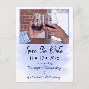 Carte Postale Faire-part  Enregistrer La Date Photo Personnalisée Mariage S