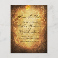 Enregistrer La Date Steampunk Vintage Antique Rose