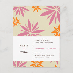 Carte Postale Faire-part ENREGISTRER LA DATE :: vitalité