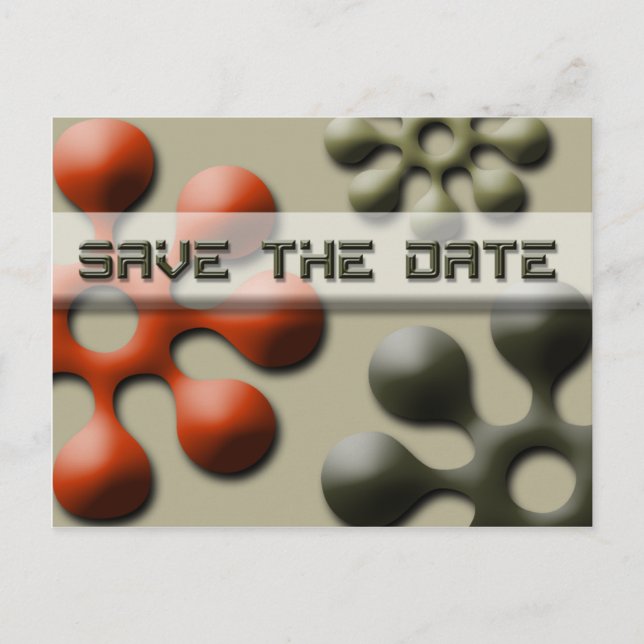 Carte Postale Faire-part Enregistrer L'Invitation De Notification D'Événeme (Devant)