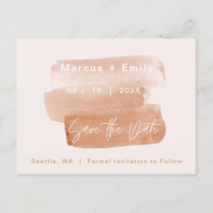 Carte Postale Faire-part Épinglez la date de votre mariage dans un style mi