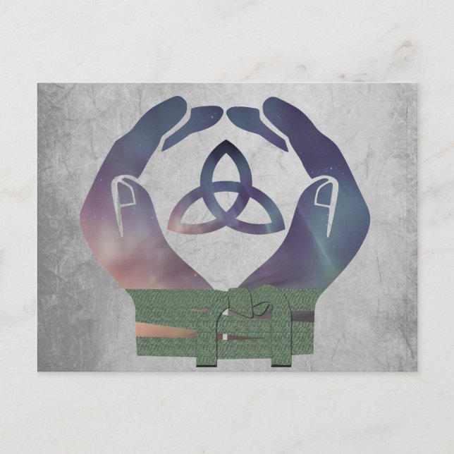 Carte Postale Faire-part Eternity Handfasting Enregistrer la date Post Card (Devant)