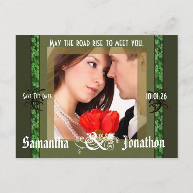 Carte Postale Faire-part Événement irlandais à ne pas manquer avec votre ph (Devant)