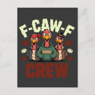 Carte Postale Faire-part F-Caw-F Crew - Caractéristiques des clés pour Than