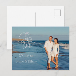 Carte Postale Faire-part Faire part de date de sauvegarde personnalisé