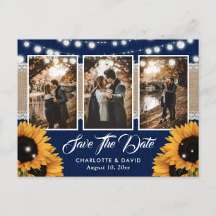 Carte Postale Faire-part Faire part de mariage photo de mariage au tourneso
