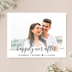 Carte Postale Faire-part Faire photo de sauvegarde de date dans un style ch