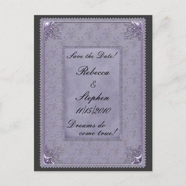 Carte Postale Faire-part Fairytale Save the Date! (Devant)