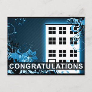 Carte Postale Faire-part félicitations pour votre nouvelle maison : condo h