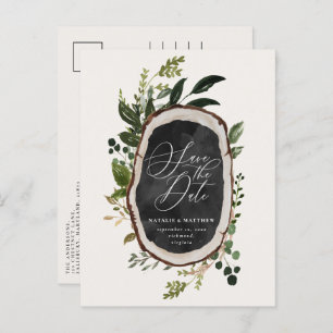 Carte Postale Faire-part Ferme de la grange rustique automne mariage élégan