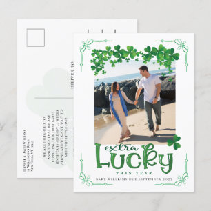 Carte Postale Faire-part Fête de la Saint Patrick Grossesse photo