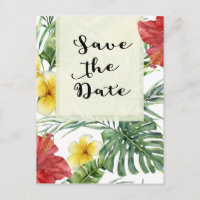 Feuilles Botaniques Tropicales Floral Aloha Sauveg