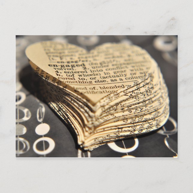 Carte Postale Faire-part Fiancé (Devant)