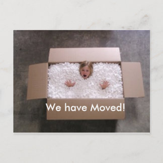 Carte Postale Faire-part Fille en boîte