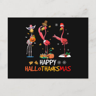Carte Postale Faire-part Flamant rose   Flamant rose des femmes Joyeux Hall