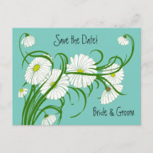 Fleurs de marguerite de Gerber vintage Mariage Enr