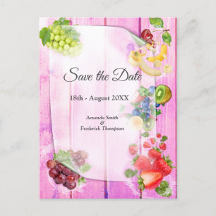 Carte Postale Faire-part Fruits tropicaux salants