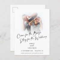 Fun Come For Booze Photo Enregistrer La Date Annon