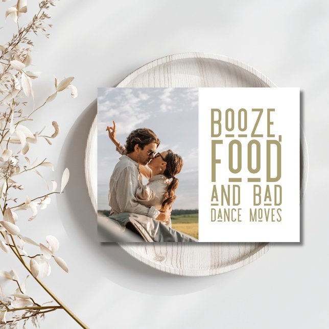 Carte Postale Faire-part Funny Bad Dance Moves Photo Wedding Enregistrer la (Bad Dance Moves Funny Wedding Save the Date Postcard)