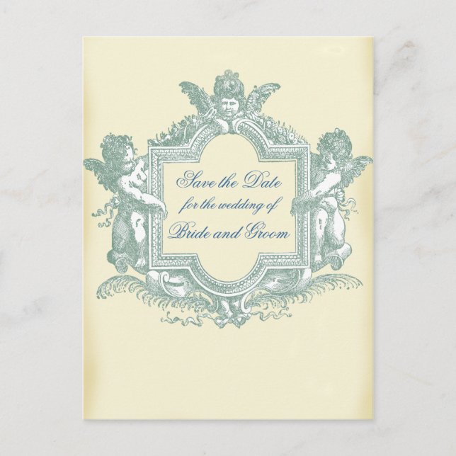 Carte Postale Faire-part Georgiana (Cream) Enregistrer la date (Devant)