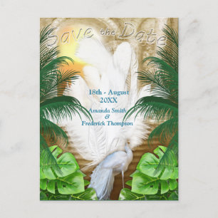 Carte Postale Faire-part Golden Royal Peacock Temple Dreams