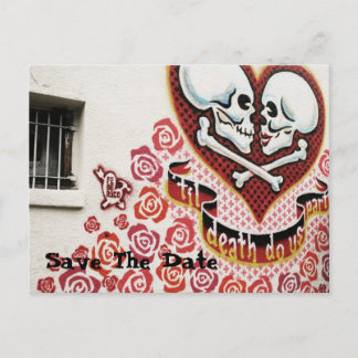 Carte Postale Faire-part Graffiti mariage