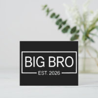 Grand Frère Ét. 2026 Nouveau Bébé de Grossesse de