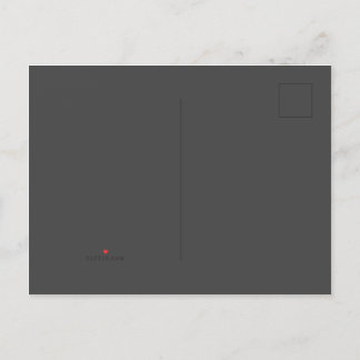 Carte Postale Faire-part Gris foncé #434343, Gris frisé